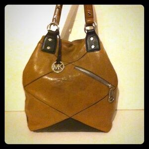 MICHAEL Michael Kors Tan and Black Bag